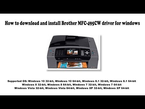 brother mfc-495cw printer driver for mac